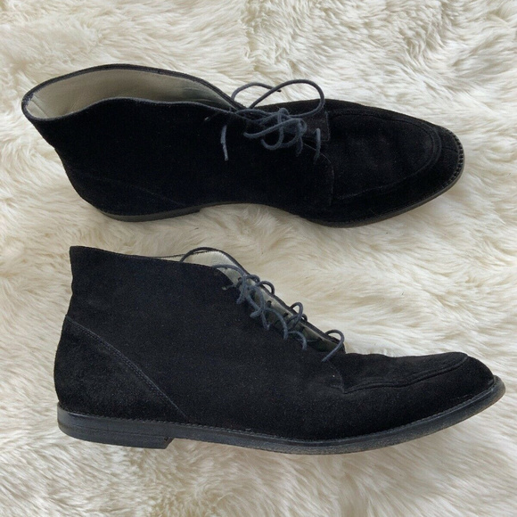 womens black suede chukka boots